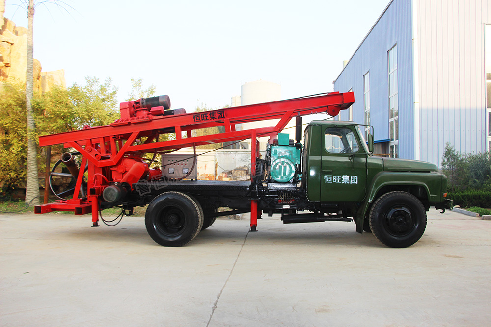 恒旺 6寸車載式反循環(huán)鉆機 HW-150反循環(huán)打樁機 大口徑井樁鉆機 每天效率100米