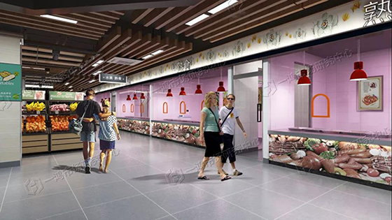 湖北宜昌市早安香金締華城農(nóng)貿(mào)市場 農(nóng)貿(mào)市場改造設(shè)計案例