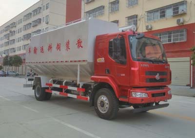 柳汽乘龍28方散裝飼料運(yùn)輸車(chē)
