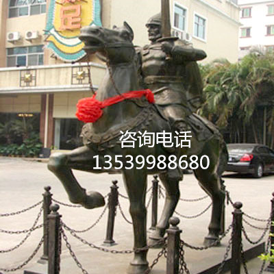 戶外大型廣場玻璃鋼羅馬騎士雕像擺件|商業(yè)街景觀裝飾仿銅騎士雕塑|古羅馬武士