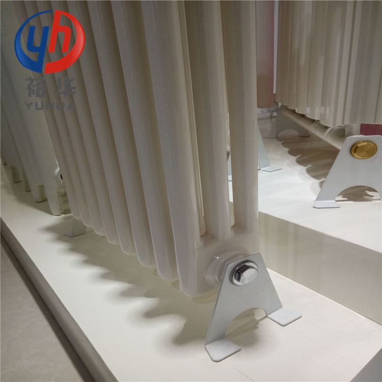QFBGDJ305鋼三柱工程落地暖氣片（尺寸、價格、安裝、廠家）—裕華采暖  QFBGDJ305鋼三柱暖氣片