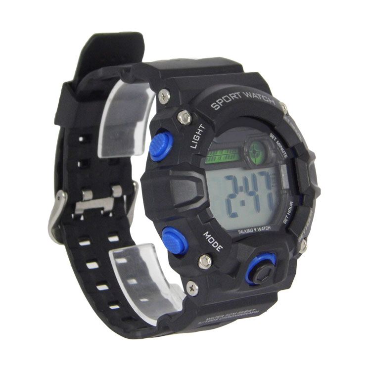 手表工廠推出新款殘疾人*多功能語音報時手表