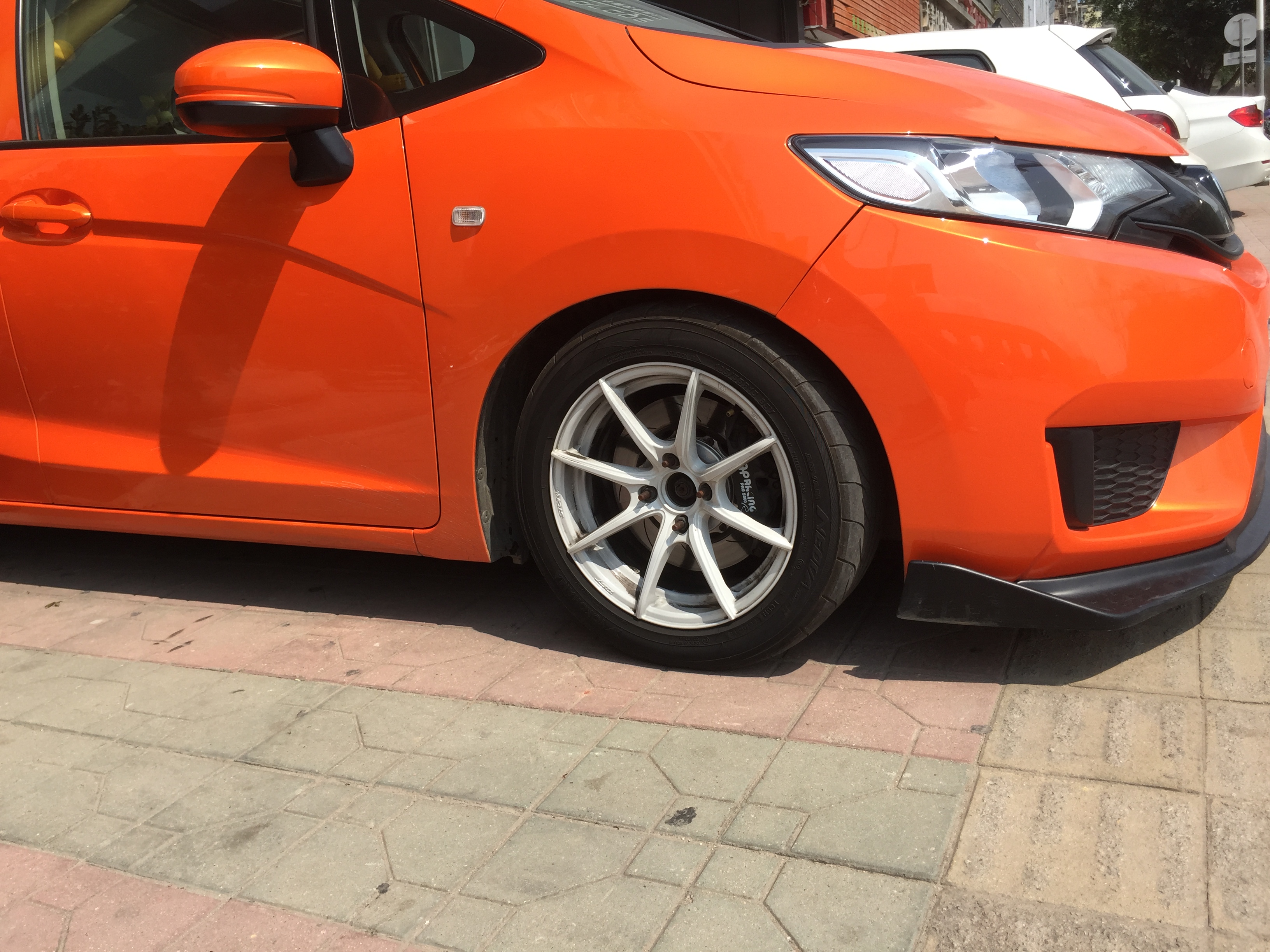 車(chē)精靈改裝飛度GK5升級(jí)AP9444小四Brembo鮑魚(yú)AMG剎車(chē)改裝批發(fā)升級(jí) AP剎車(chē)Brembo鮑魚(yú)剎車(chē)