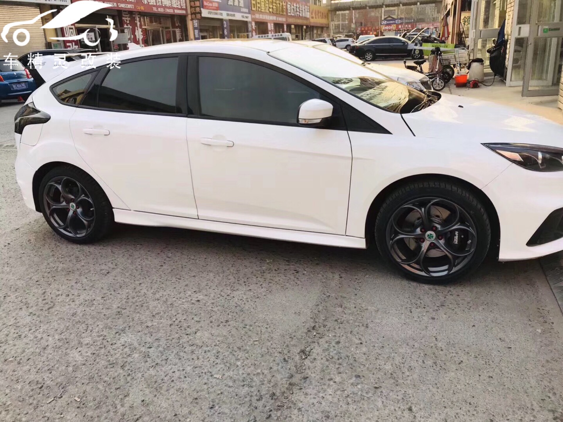 剎車改裝卡鉗升級車精靈改裝?？怂股堿P9440競技大四卡鉗 AP剎車改裝Brembo鮑魚