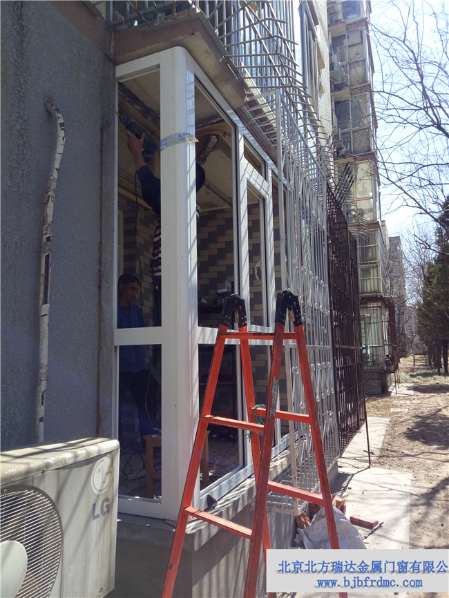 順義華建55斷橋鋁合金窗 隔音隔熱斷橋鋁門窗 平開窗