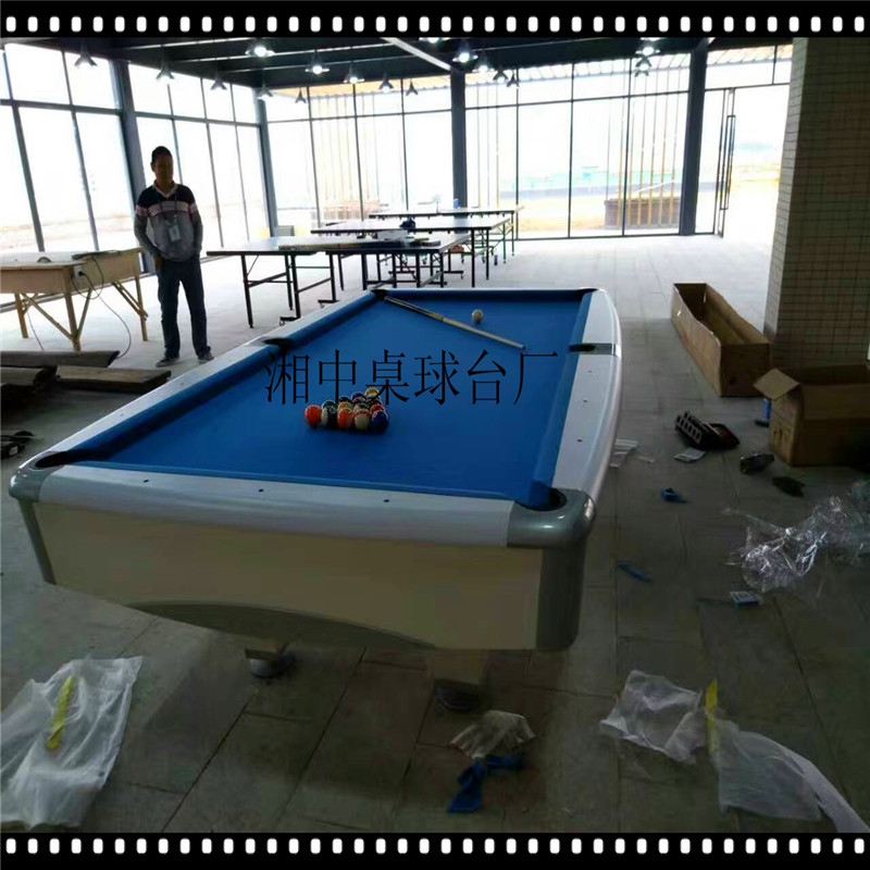 廠家直銷法式臺(tái)球桌防火板　　家商用多功能元素九球橡木桌球臺(tái)批發(fā) 花式九球桌　法式臺(tái)球桌定做