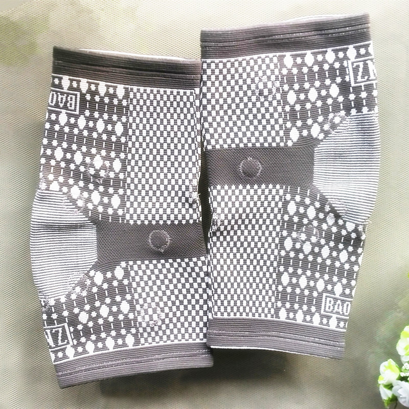 外貿(mào)出口產(chǎn)品提花磁石護膝 四面彈運動護具