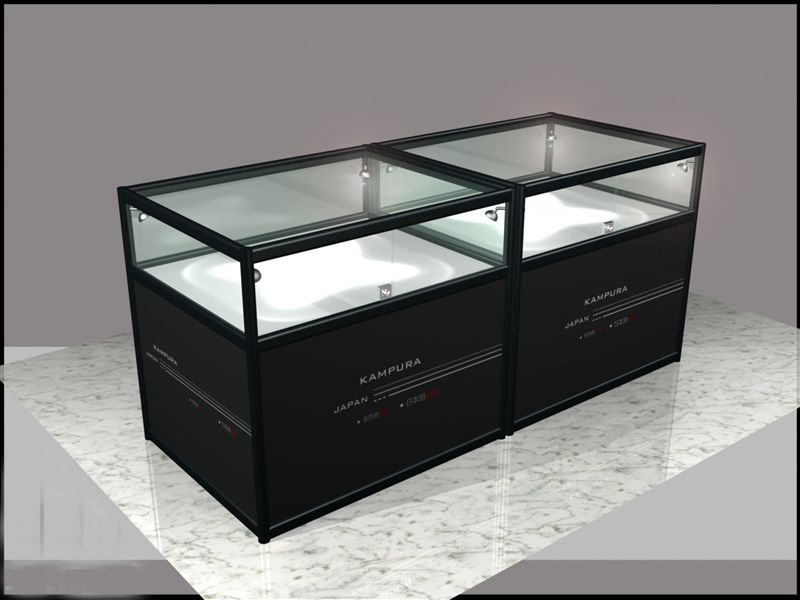 化妝品護膚品展柜 護膚品展臺玻璃展臺 化妝護膚品中島廠家定做 *