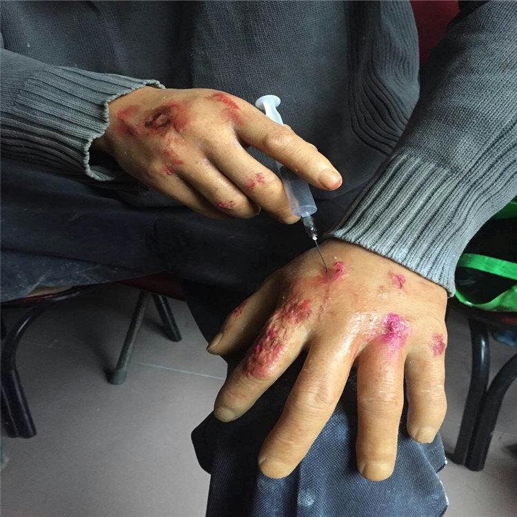 深圳教育基地蠟像 禁毒教育基地場景還原制作