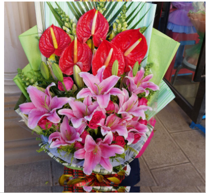 生日鮮花速遞同城深圳19朵紅玫瑰花束百合同城花店送花全國(guó)送愛(ài)人