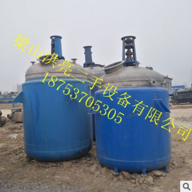 洪亮供應10方二手不銹鋼反應釜 膠廠用的不銹鋼反應釜 附件齊全