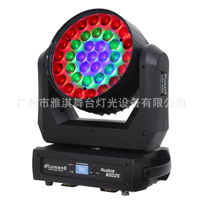 供應(yīng) 長(zhǎng)春 雅淇燈光 37*15W LED調(diào)焦搖頭燈 VK-LM600 ZS鷹眼光束燈
