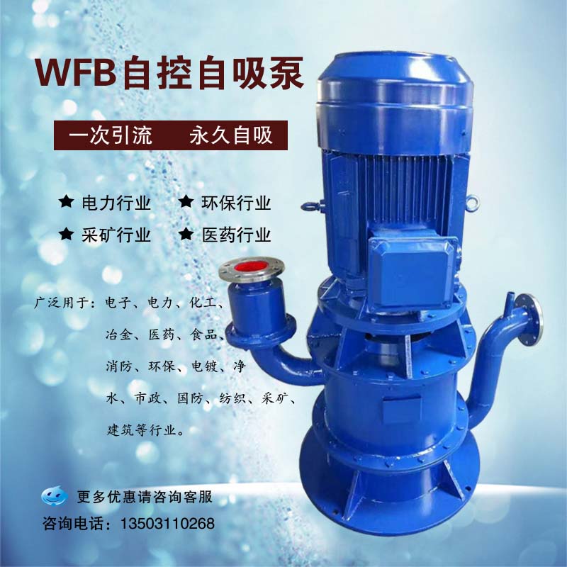 自控自吸泵80WFB-BD化工泵脫硫循環(huán)泵污水泵