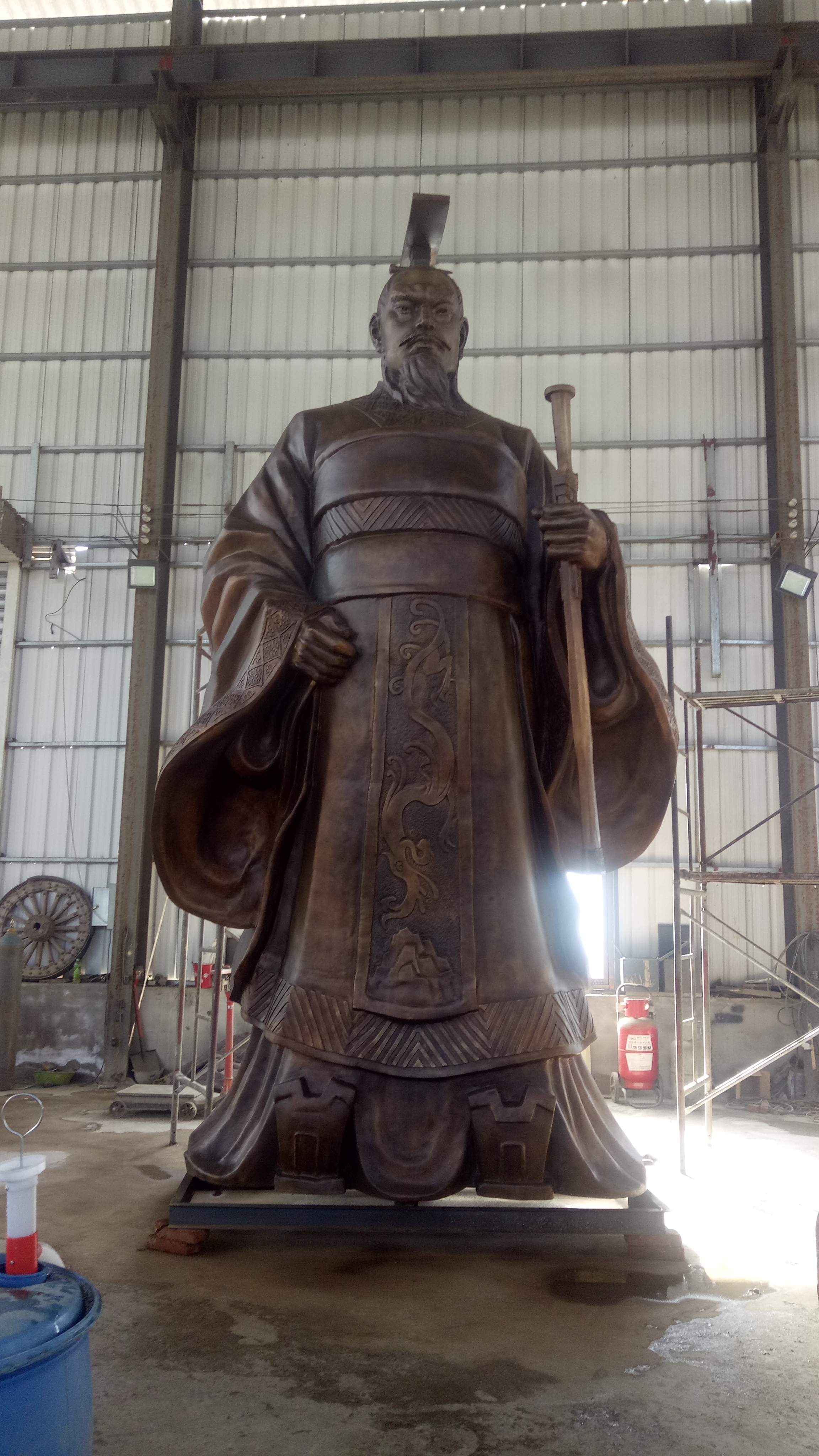 人物雕塑 古代現(xiàn)代雕塑景觀小品 圣人孔子銅像河北天順雕塑