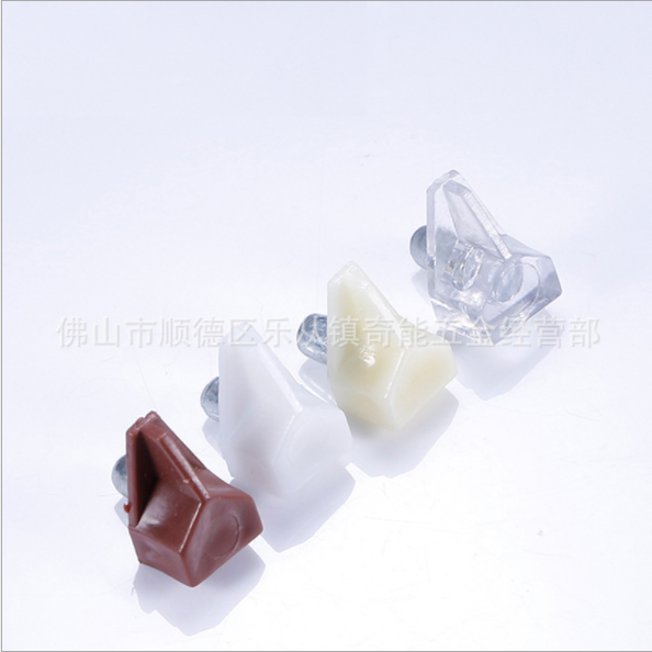 廠家直銷批發(fā)板托透明板托 塑料層板托 衣柜透明板托 家具隔板釘 玻璃櫥柜層板釘