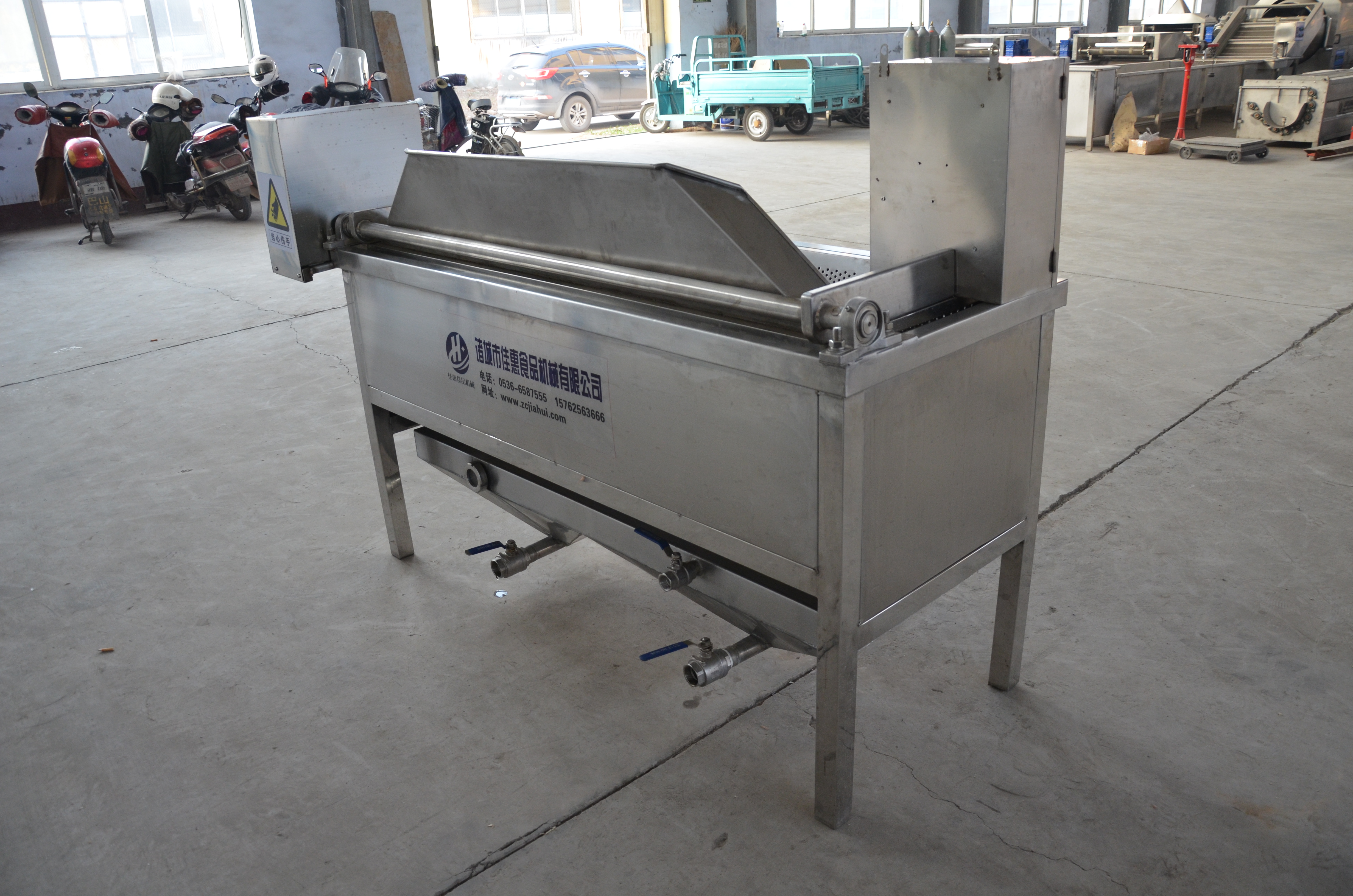 半自動油炸鍋自動出料使用方便