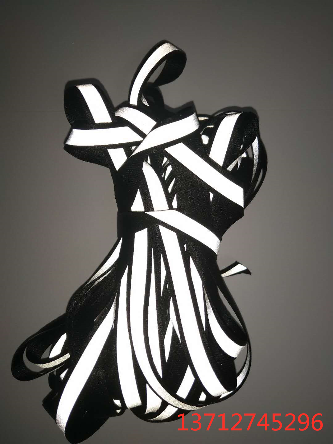 反光膜織帶 反光鞋帶 反光絲線批量供應(yīng)