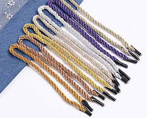 廠家直銷批發(fā)彩色三股繩