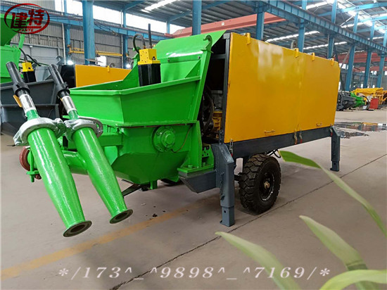 鄭州建特16方丶混凝土濕噴機輸送泵廠家價格