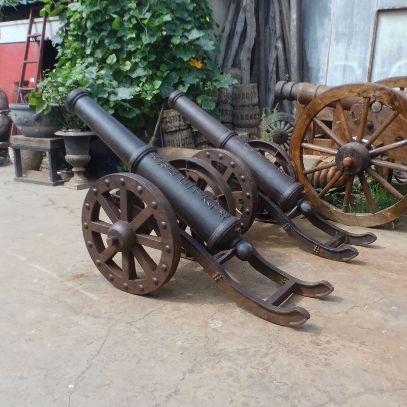 T139 鐵炮 火炮 長155cm仿古鐵炮 鎮(zhèn)宅工藝品擺件
