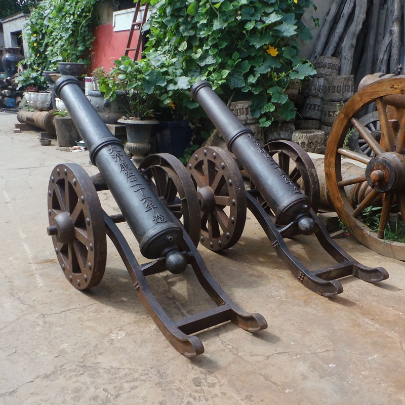 T139 鐵炮 火炮 長155cm仿古鐵炮 鎮(zhèn)宅工藝品擺件