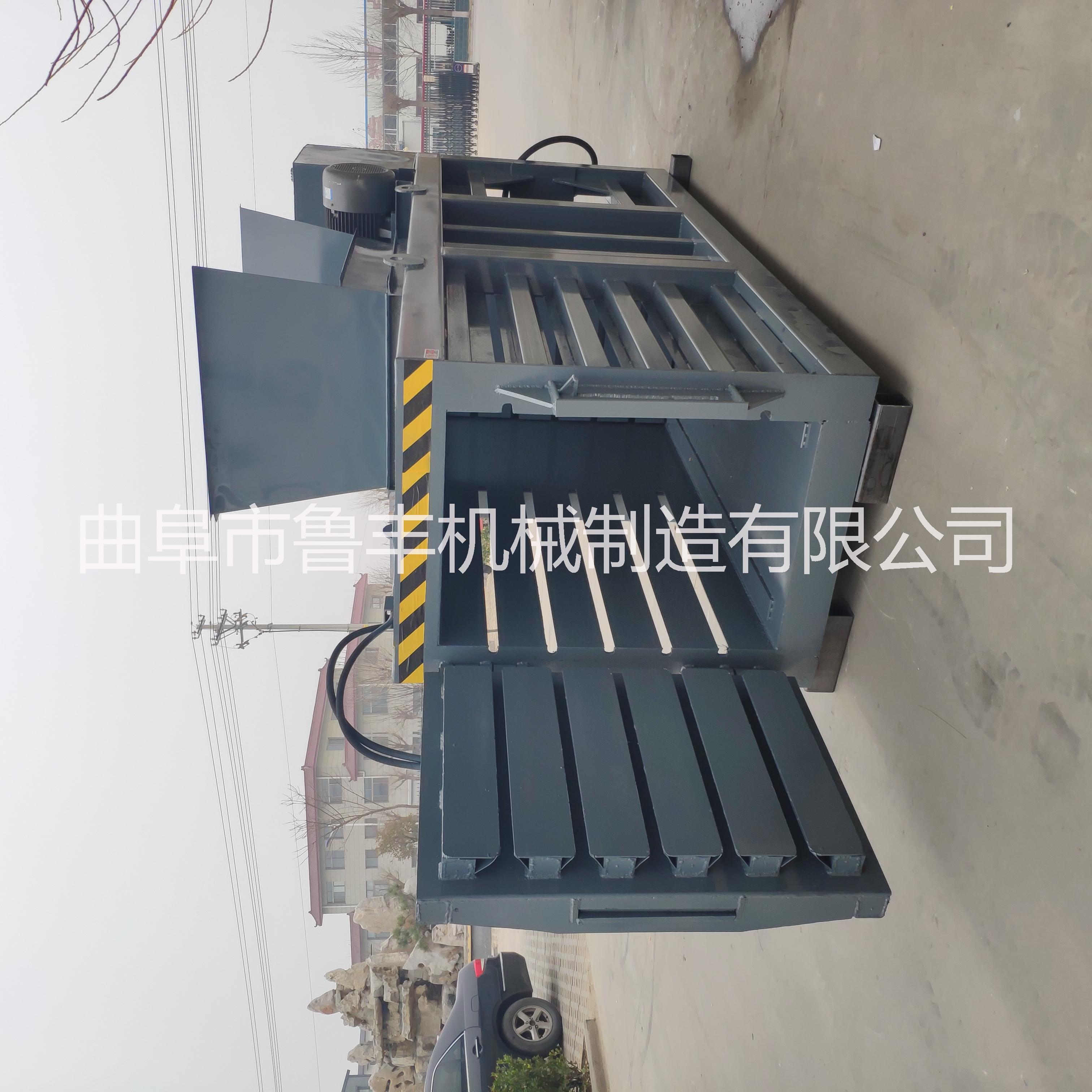 江西廢紙箱液壓打包機價格廢紙箱臥式液壓打包機