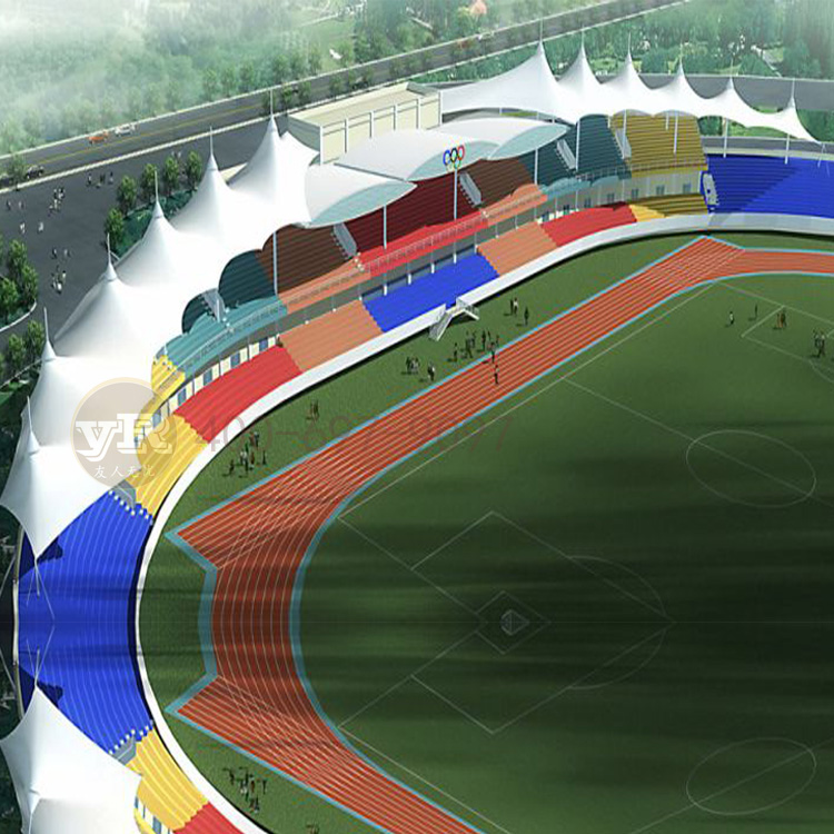 學(xué)校PTFE膜結(jié)構(gòu)體育場館建筑設(shè)計開放式城市膜結(jié)構(gòu)運(yùn)動場館安裝