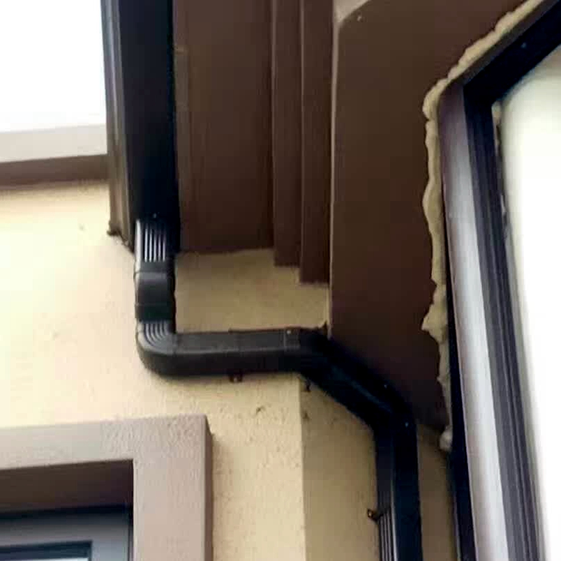 浙江杭州科魯斯加厚鋁合金天溝落水管 杭州彩鋁合金天溝雨水管別墅下水管