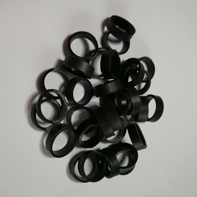 黑色數(shù)據(jù)線扎線圈，環(huán)保扎線膠圈