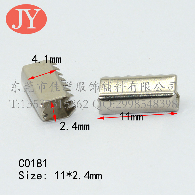歐美環(huán)保金屬繩夾廠(chǎng)家* 電鍍繩夾 烤漆繩夾 U型尾夾現(xiàn)貨