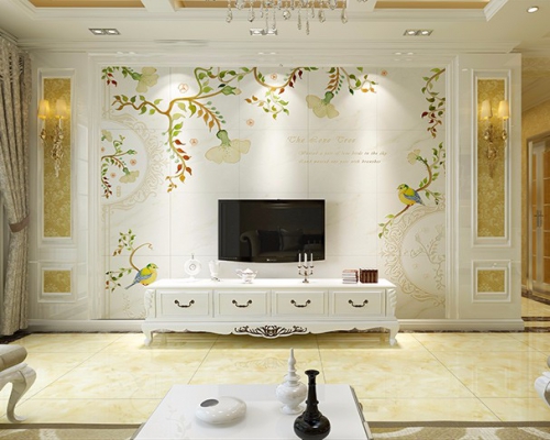 長春華世裝飾裝修 現代簡約背景墻設計  現代簡約背景墻2