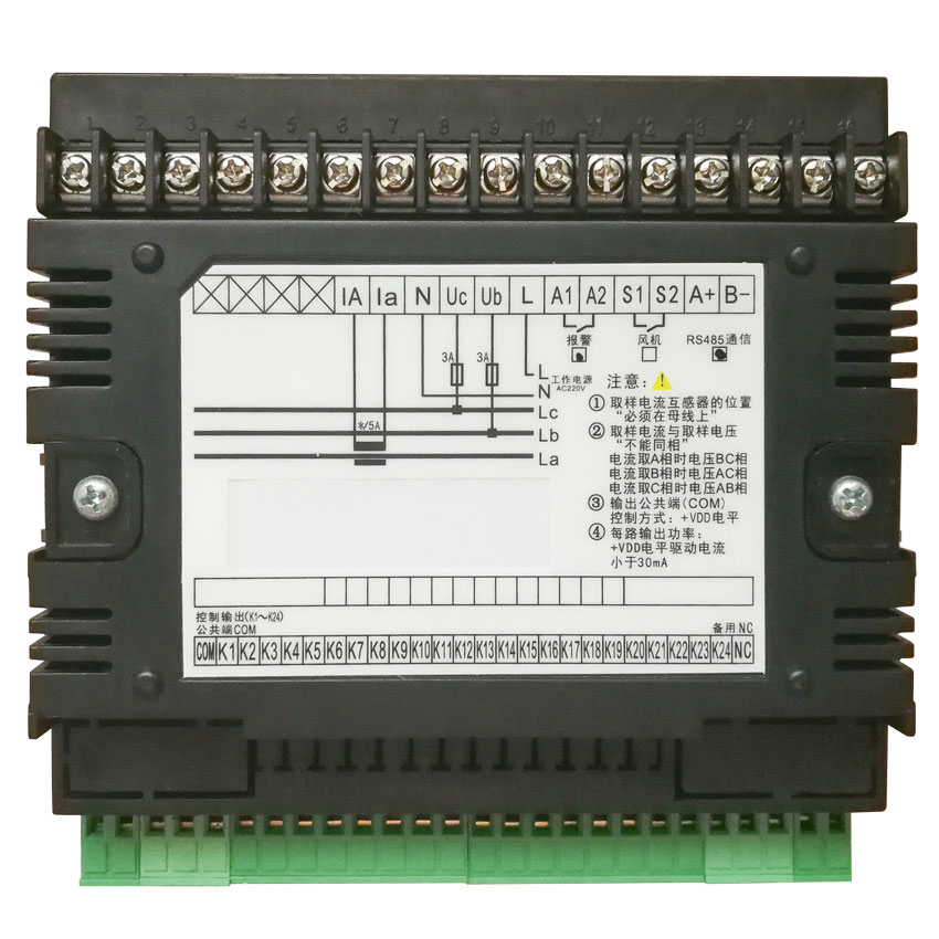 QHRFCE3-24S低壓動態(tài)無功功率自動補償控制器 24路控制器