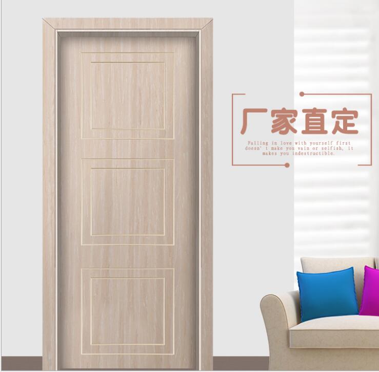 木門定制 生產(chǎn)復(fù)合木門 實木訂做套裝酒店房間門 簡約多層白色室內(nèi)門
