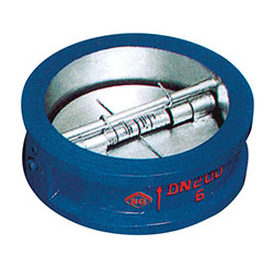 對夾式雙蝶板止回閥廠家直銷價格