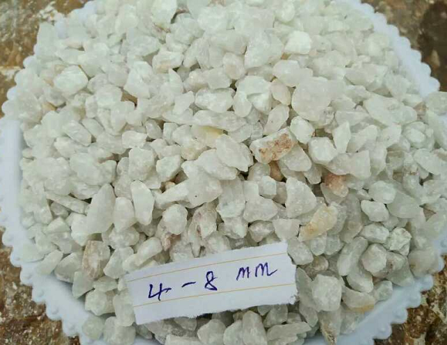 純白色石英砂濾料
