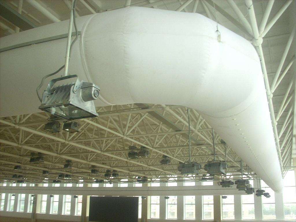 供應(yīng)阻燃消防級纖維織物布袋風(fēng)管_防腐蝕防凝露易拆洗