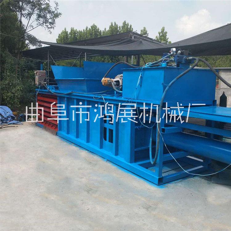 廢舊編織袋打包機(jī) 臥式廢塑料自動(dòng)液壓打包機(jī) 液壓打包機(jī)廠家