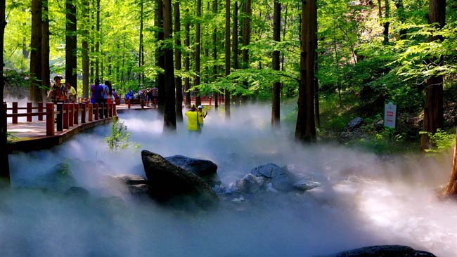 園林景觀人造霧應(yīng)用領(lǐng)域