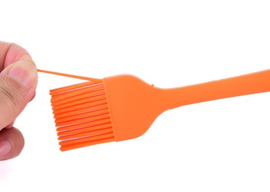 3支裝一體式硅膠刷 耐高溫?zé)舅⒌案夂媾?食物刷烘培工具 硅膠刷