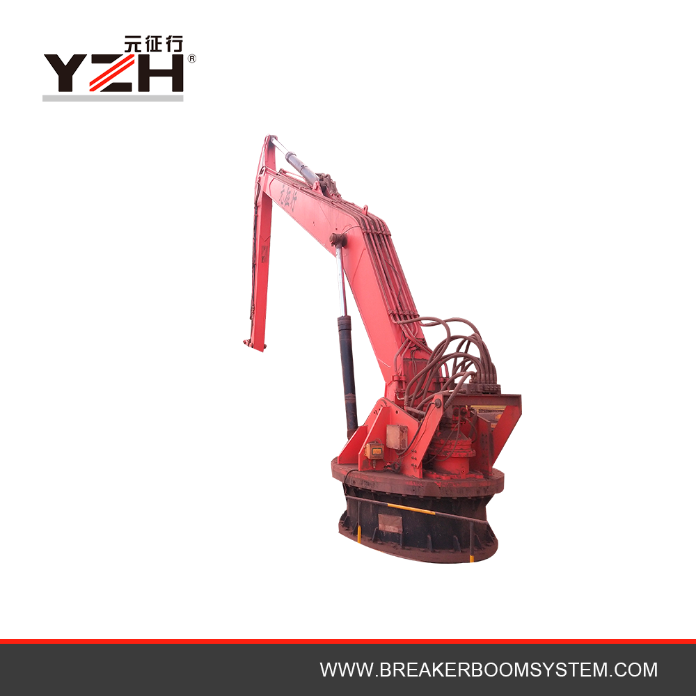 礦倉格篩固定式液壓破碎工作臂