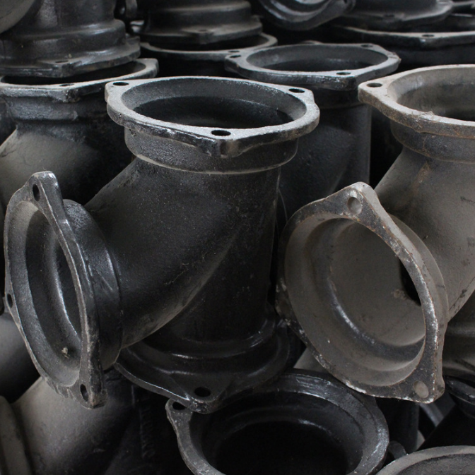 鑄鐵三通供應商，定制鑄鐵三通