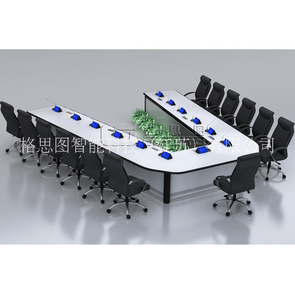 格思圖HYT-60控制臺定制人民法院執(zhí)法指揮中心調(diào)度平臺 控制臺 交易臺異形會議臺 顯控臺生產(chǎn)