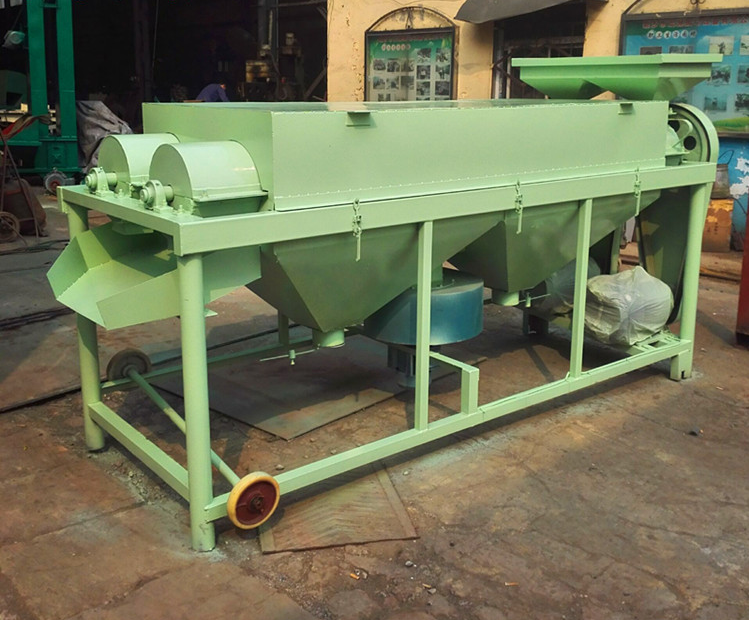 小米除浮霉拋光機-大豆提糧機