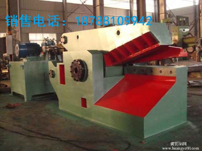 云南昆明800mm刀口鱷魚剪切機、廢鐵剪切機價格便宜