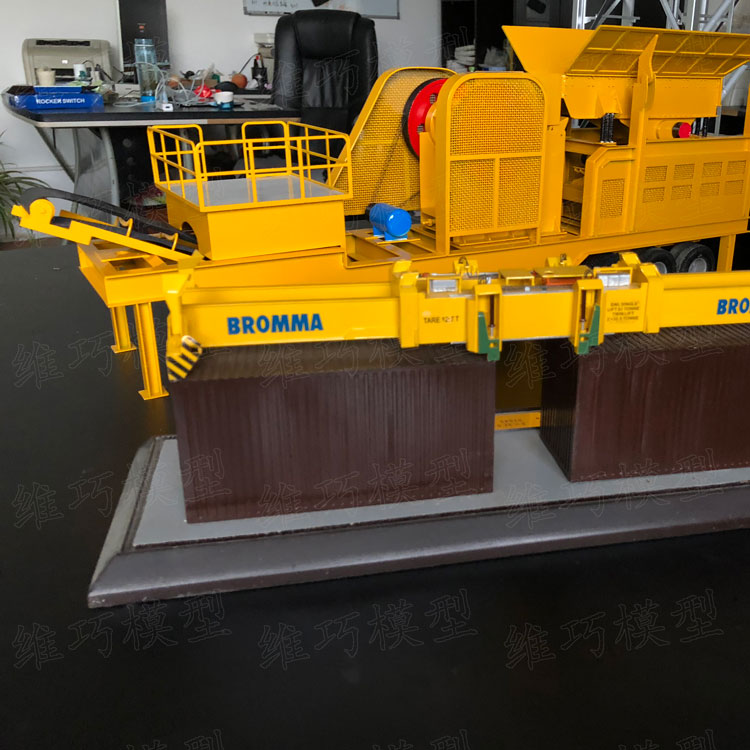 不銹鋼金屬材質(zhì)礦山設備模型定制