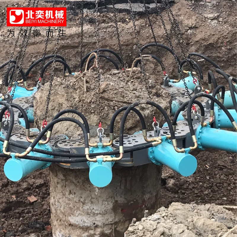 代替人工破樁頭機(jī)器，北奕機(jī)械代替人工破樁頭設(shè)備