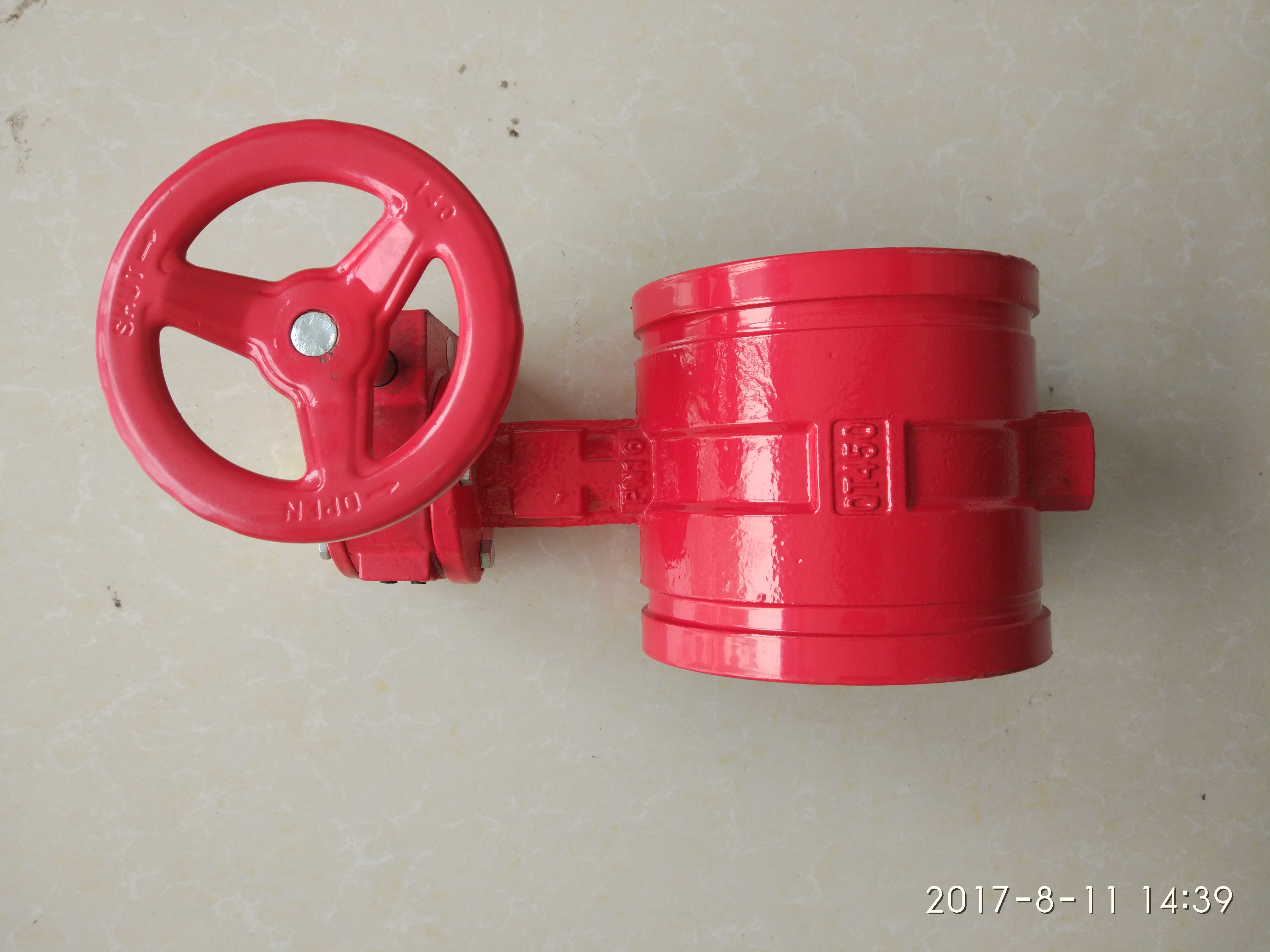 廠家專業(yè)提供 優(yōu)質(zhì)信號溝槽蝶閥 D381X-16Q渦輪溝槽蝶閥 渦輪蝶閥 溝槽渦輪蝶閥
