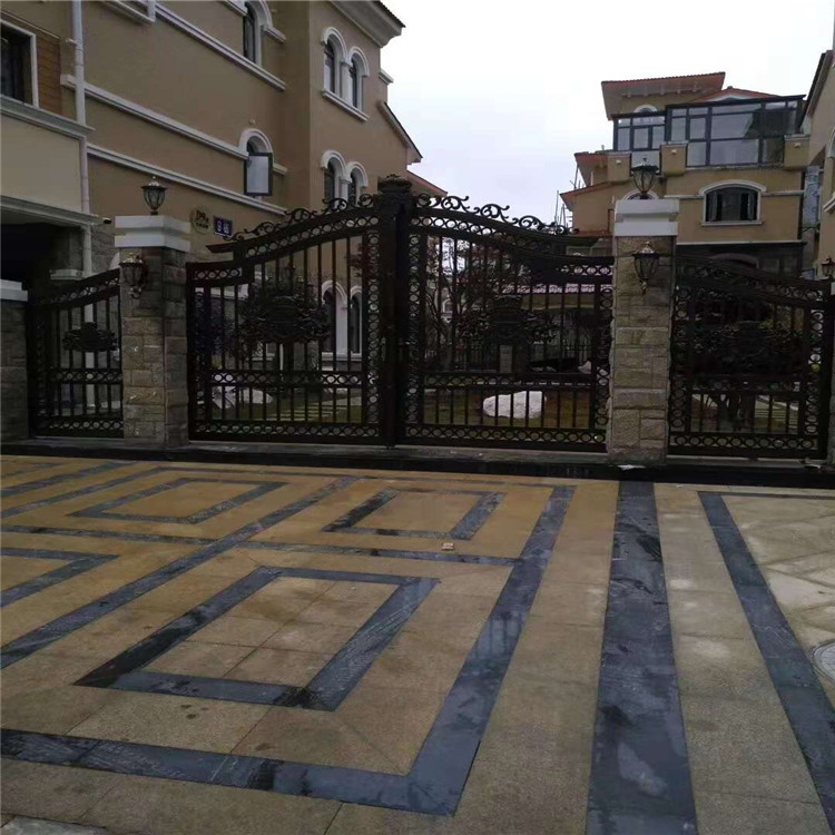 鋁藝別墅大門 平移別墅大門 雙開大門