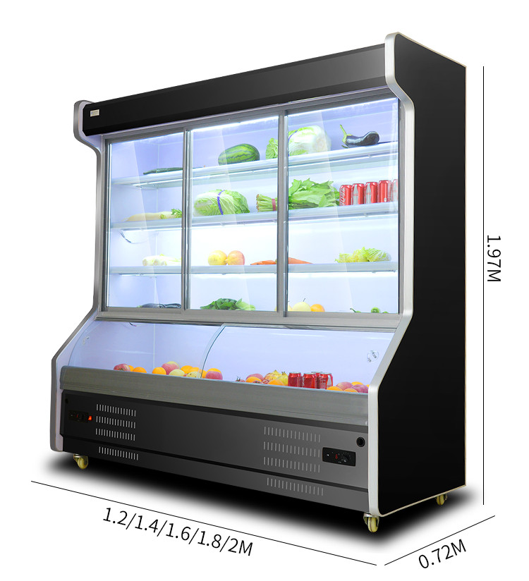 鄭州哪里賣點菜柜 麻辣燙菜品展示柜