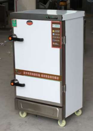 山東濱州全自動蒸飯柜批發(fā)，山東商用蒸汽柜家用，小型電蒸箱4盤6/8盤燃?xì)庹麸堒囍箫垯C(jī)